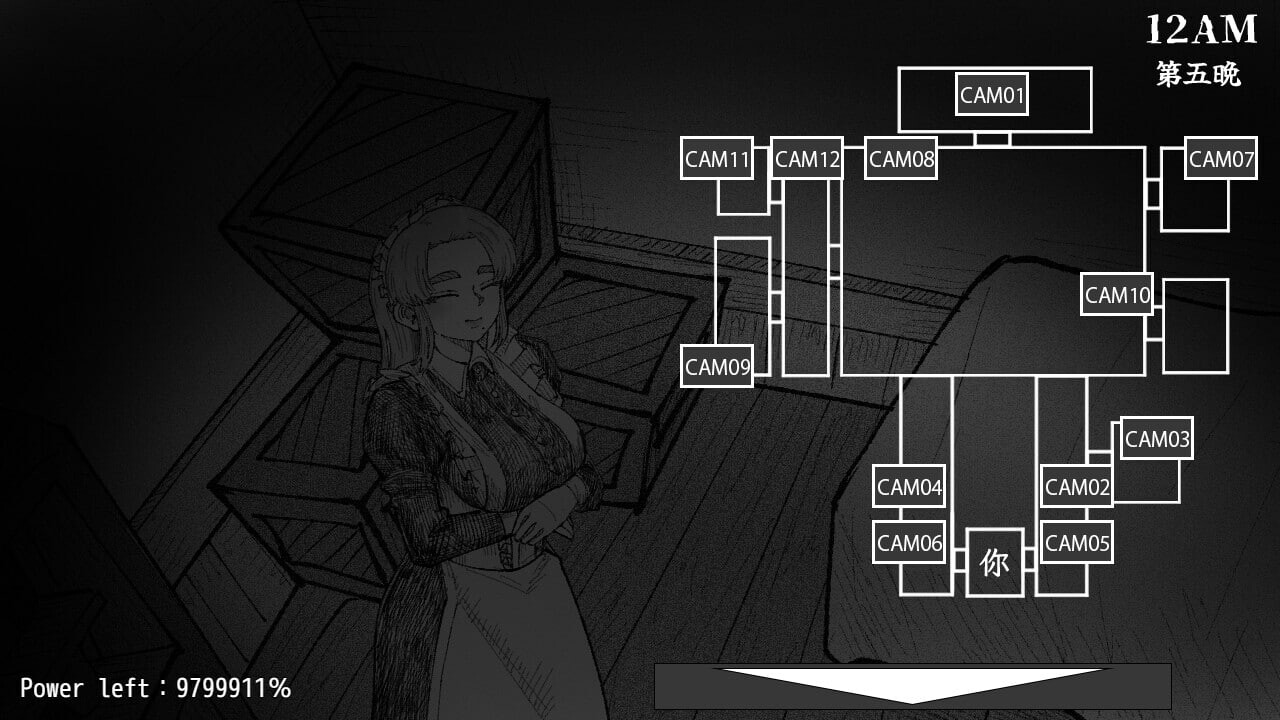新作[日式恐怖SLG/逆推/男性受/动态] 女仆们的五夜精魂 Five Nights with Maids v1.0.3 ST官中步兵版+存档 [PC+安卓 930M]