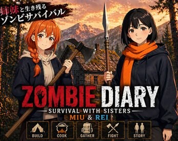 更新[日式SLG/生存互动] 僵尸日记：与美羽&玲两姐妹的末日求生 Zombie Diary Survival with Sisters Miu & Rei v1.07 AI汉化版 [PC+安卓 1.10G]