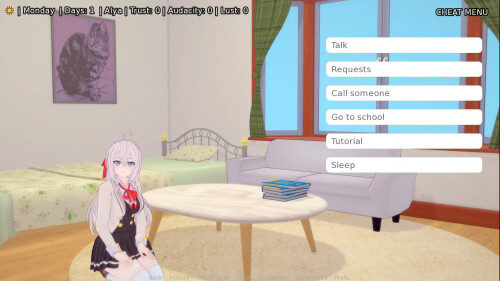 【日系/SLG/动态】与艾莉亚一起生活 Living with Alya v0.38AI汉化【PC+安卓/1.7G】