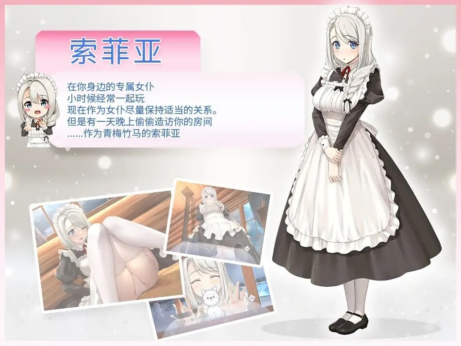 新作[互动SLG/抚摸触摸/Live2D动态] 我与索菲娅的秘密 ソフィアとの秘密 ST官中步兵版+存档 [PC+安卓 380M]