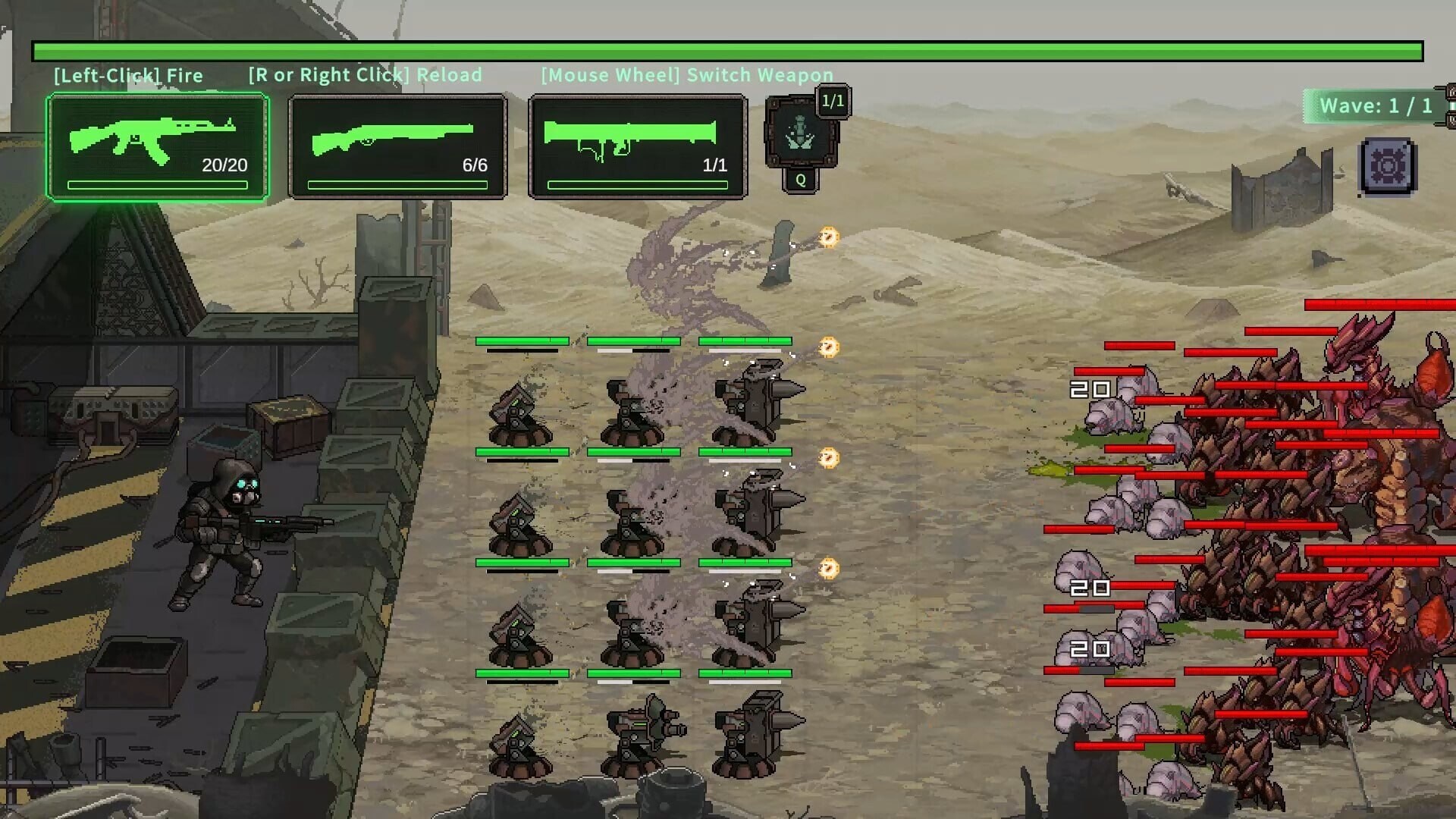 更新[塔防SLG/像素动态] 虫潮孤堡：机欲防线 Swarm Bunker: Lust Defense v1.10 官中步兵版+存档 [3.40G]