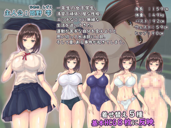 增添AZ[日式RPG/制服JK/巨乳堕落] 逐渐知晓性的处女～青涩女学生与男人们共度的夏天～ 性に目覚める処女～男達とひと夏の体験～ 官中步兵版+存档 [PC+安卓 1.50G]