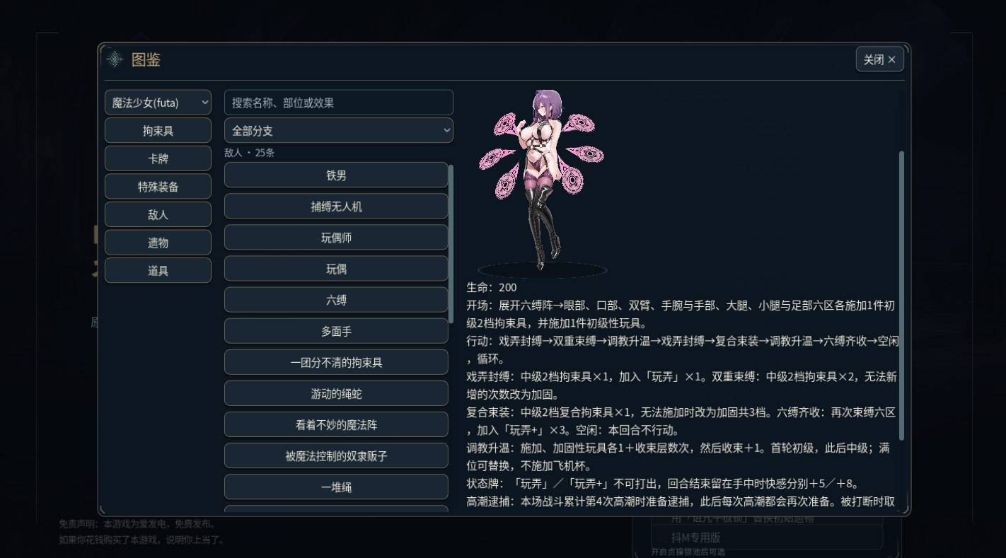更新[日式SLG/巨乳拘束] 紧缚尖塔 Bound Spire v0.18.2 官中版 [PC+安卓 420M]