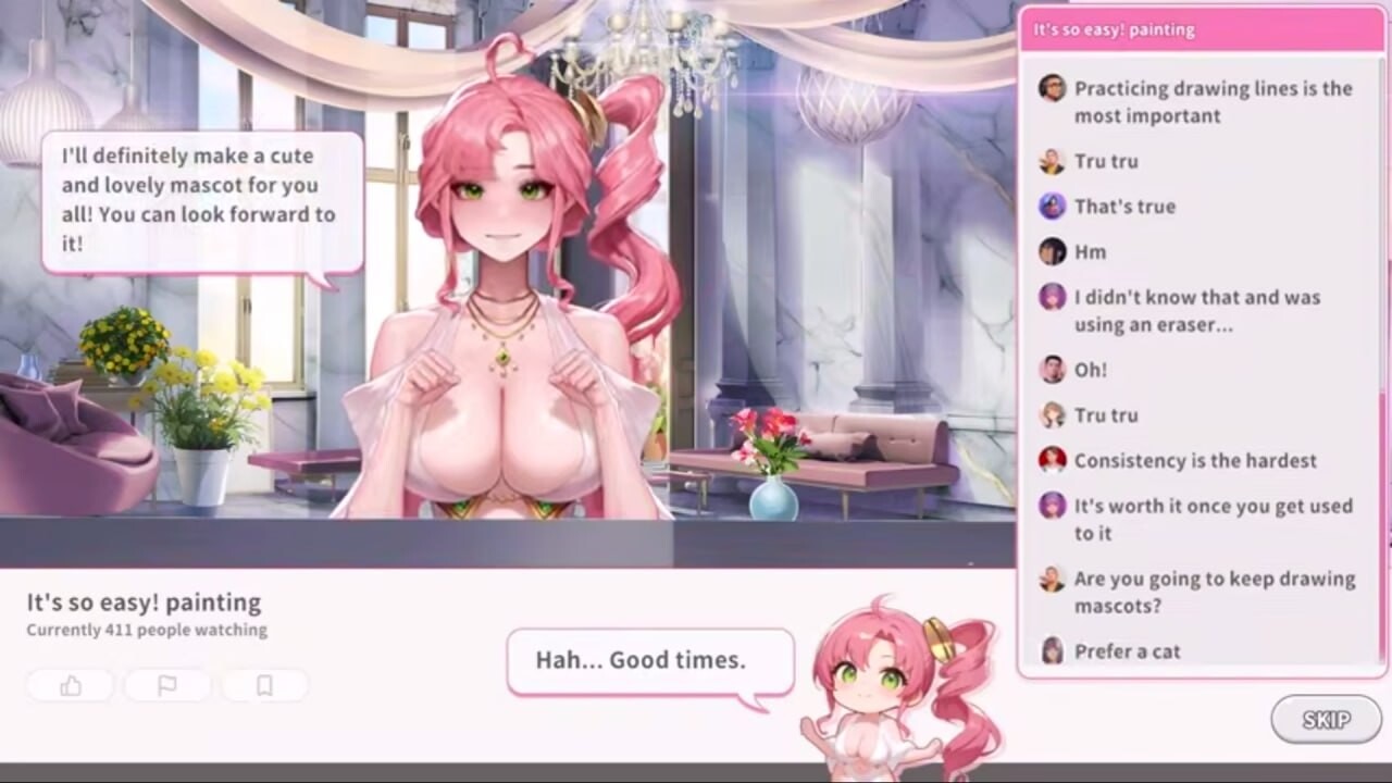 更新[养成互动SLG/动态] 直播开始！VTuber出道指南 Streaming ON! VTuber Training v1.09 官中步兵版+存档 [550M]